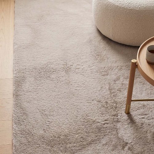 Vloerkleed Zachte wolk taupe - Hiskiart