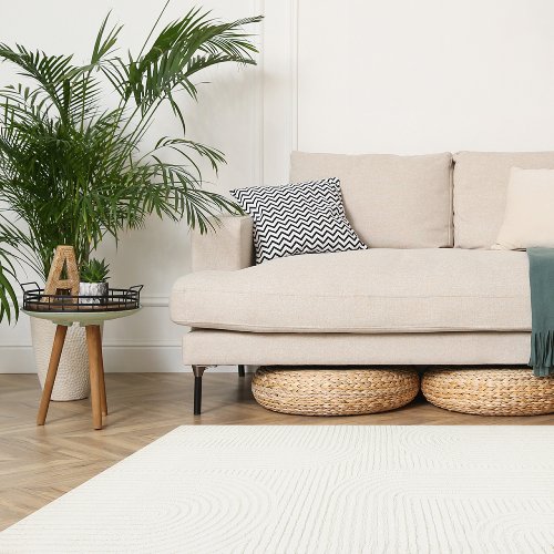 Vloerkleed Boho Arches Pearl - Hiskiart