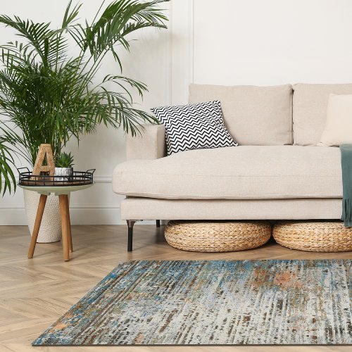 Vloerkleed Catania Ocean - Hiskiart