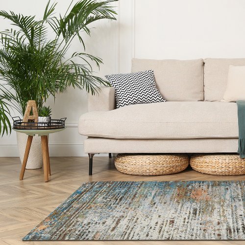 Vloerkleed Catania Ocean - Hiskiart