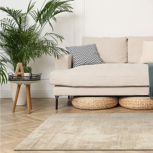 Vloerkleed Fresco Toffee Cream - Hiskiart