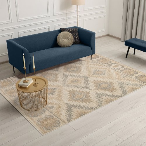 Vloerkleed Inca Toffee Cream - Hiskiart