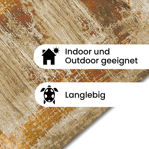 Vloerkleed Glow Gold - Hiskiart