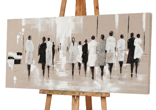 Schilderij Fashion Week in Silver - Hiskiart