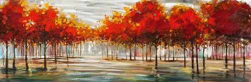 Schilderij Herfstlaan - Hiskiart
