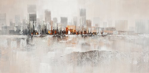 Schilderij Dreaming Skyline II - Hiskiart