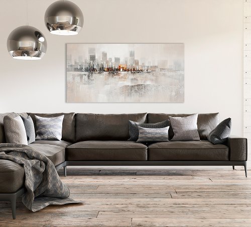 Schilderij Dreaming Skyline II - Hiskiart