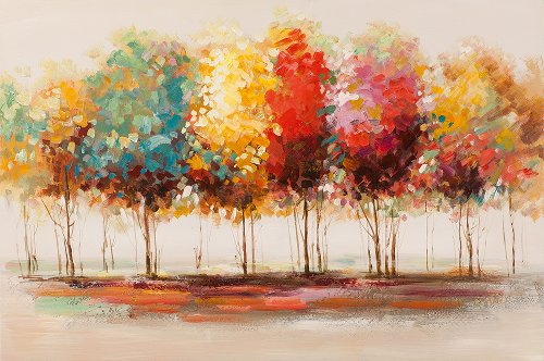 Cuadro Bosque colorido - Hiskiart
