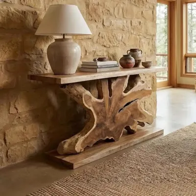 Meer dan een meubel: een kunstwerk uit de natuur Bent u op zoek naar dat ene meubelstuk dat uw interieur definieert?