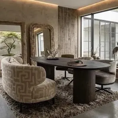 Eettafel Nout | Massief Eiken | 30+ kleuren & onderstellen Breng sfeer, karakter en luxe in uw eetkamer met Eettafel Nou