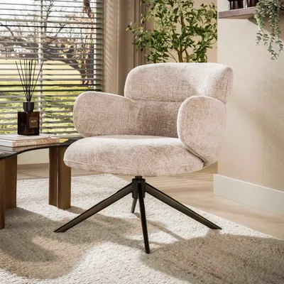 Fauteuil Flex draaibaar €349,00 👇 https://mokana.nl/products/fauteuil-flex-draaibaar-hoven-zand-bruin-4991