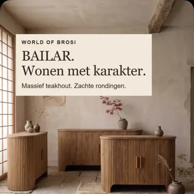 Eerst verliefd op de ronde eettafel.
