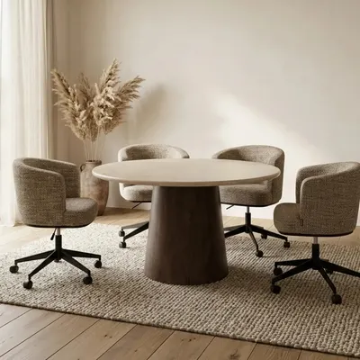 Ontdek de tijdloze tafels uit de Bottecino Collectie, waar natuurlijke klasse en functioneel design samenkomen.