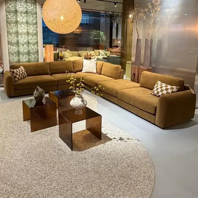 Mellow is een modulaire bank van Eva van de Ven voor de Blue Label-collectie van Easy Sofa.