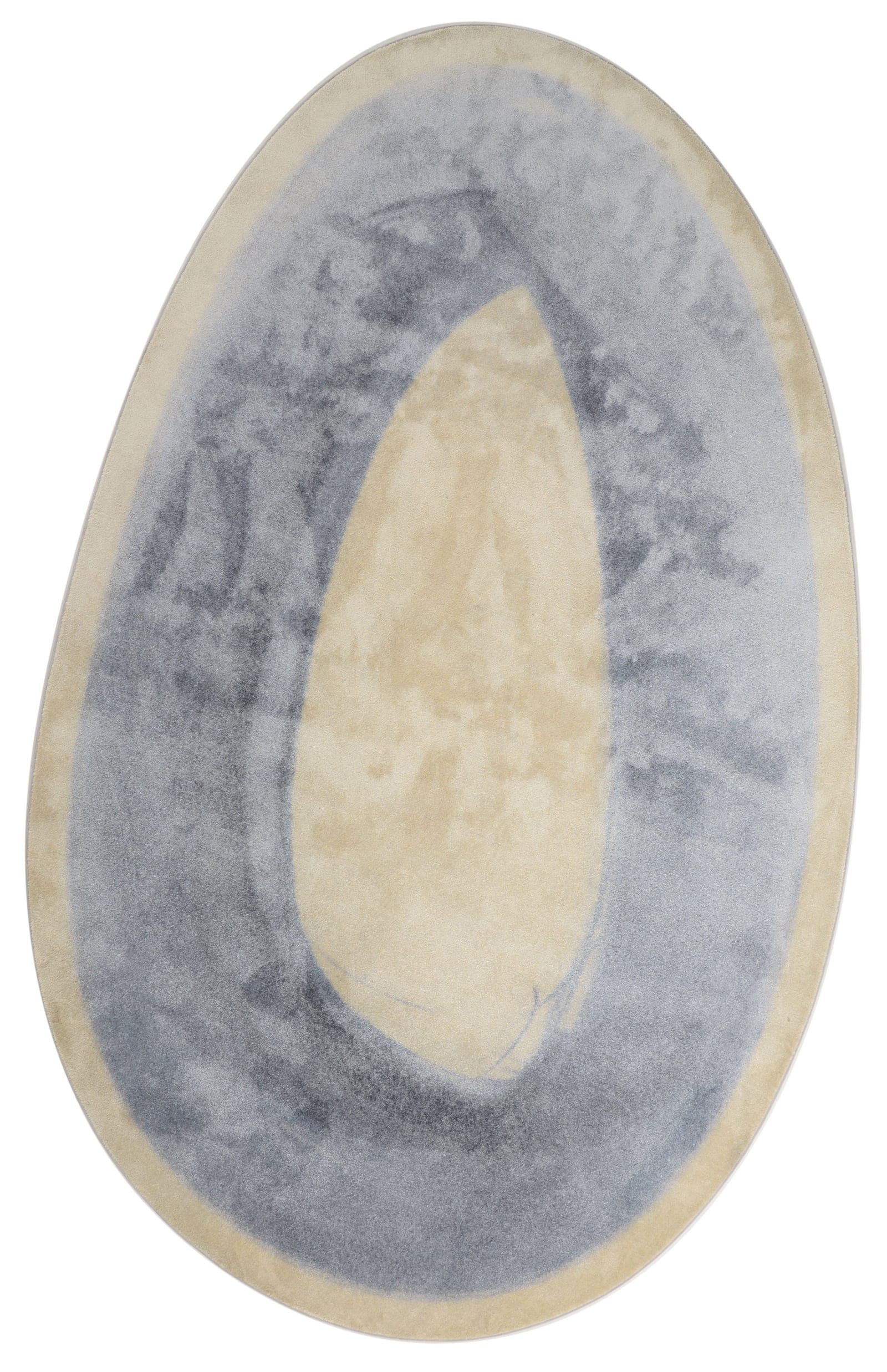 Mart Visser vloerkleed Brush Ovale 32 Petrol Grey - Karpi