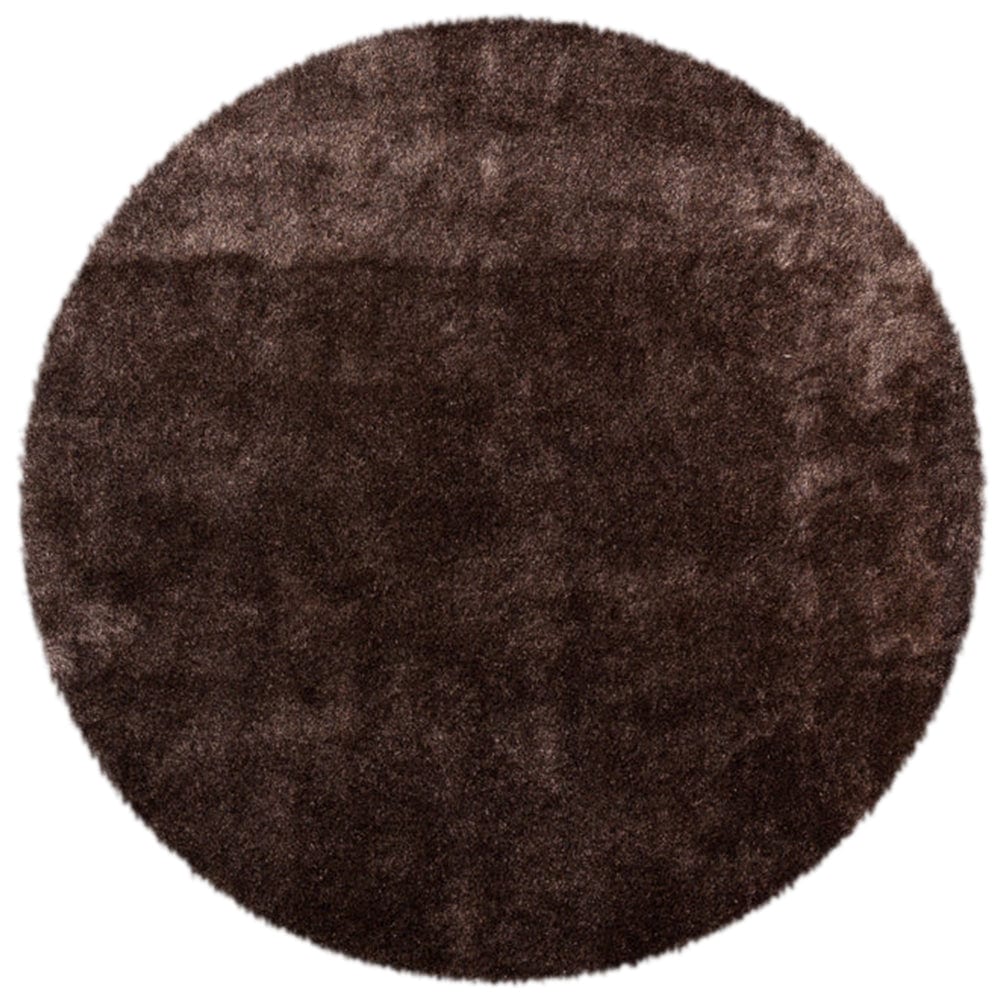 Karpi vloerkleed Luxury 15 bruin/taupe rond - Karpi