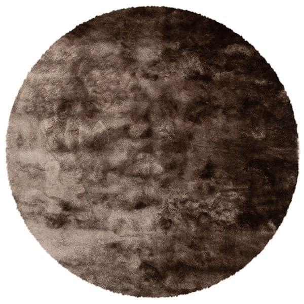 Karpi vloerkleed Luxury 17 taupe rond - Karpi