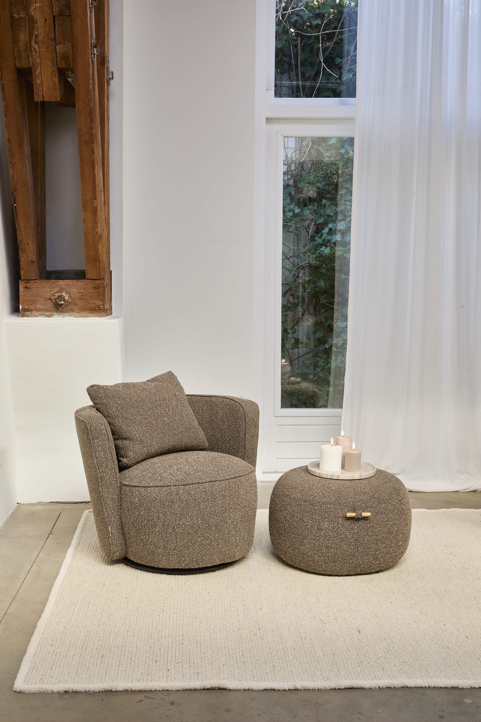 Riviera Maison vloerkleed Pebble Beach 12 Fur afwerking, foto 5