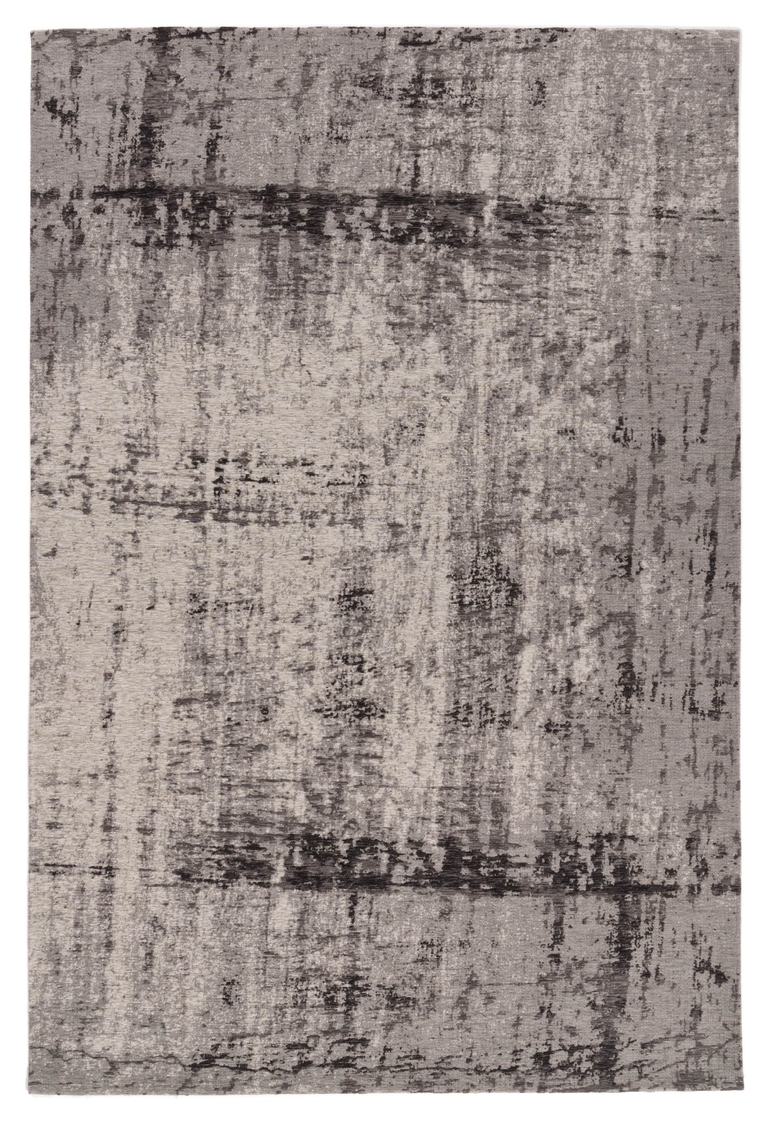 Mart Visser rug Prosper 24 Grey Light, top view of the low-pile rug in the Grey Light colourway - Karpi