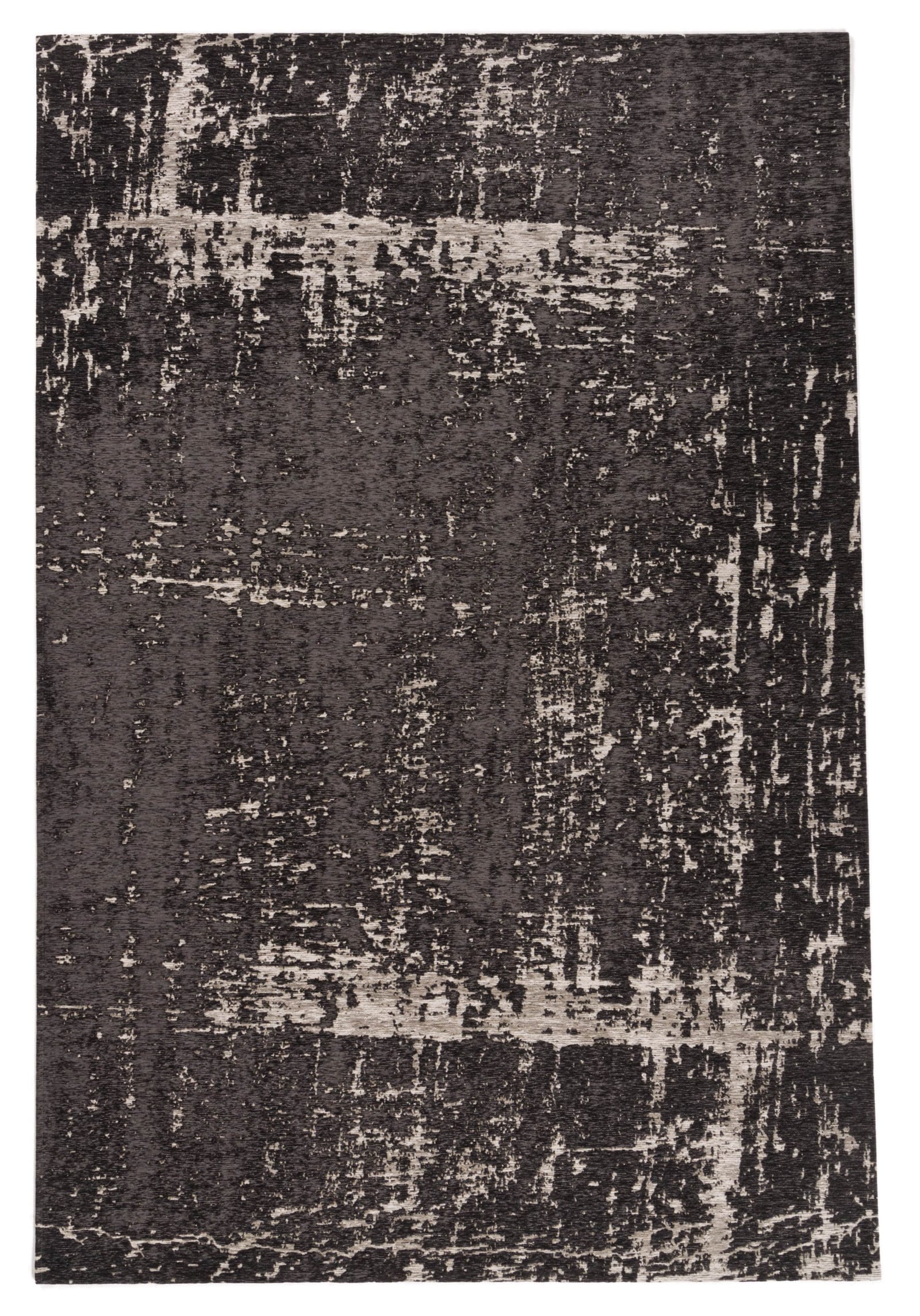 Mart Visser Teppich Prosper 25 Black, Draufsicht des Kurzflor-Teppichs in der Farbe Black - Karpi