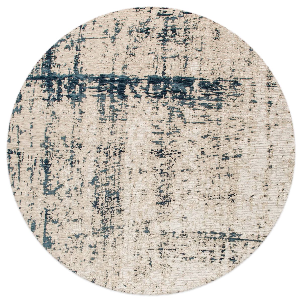 Mart Visser vloerkleed Prosper 37 Indigo Grey rond - Karpi