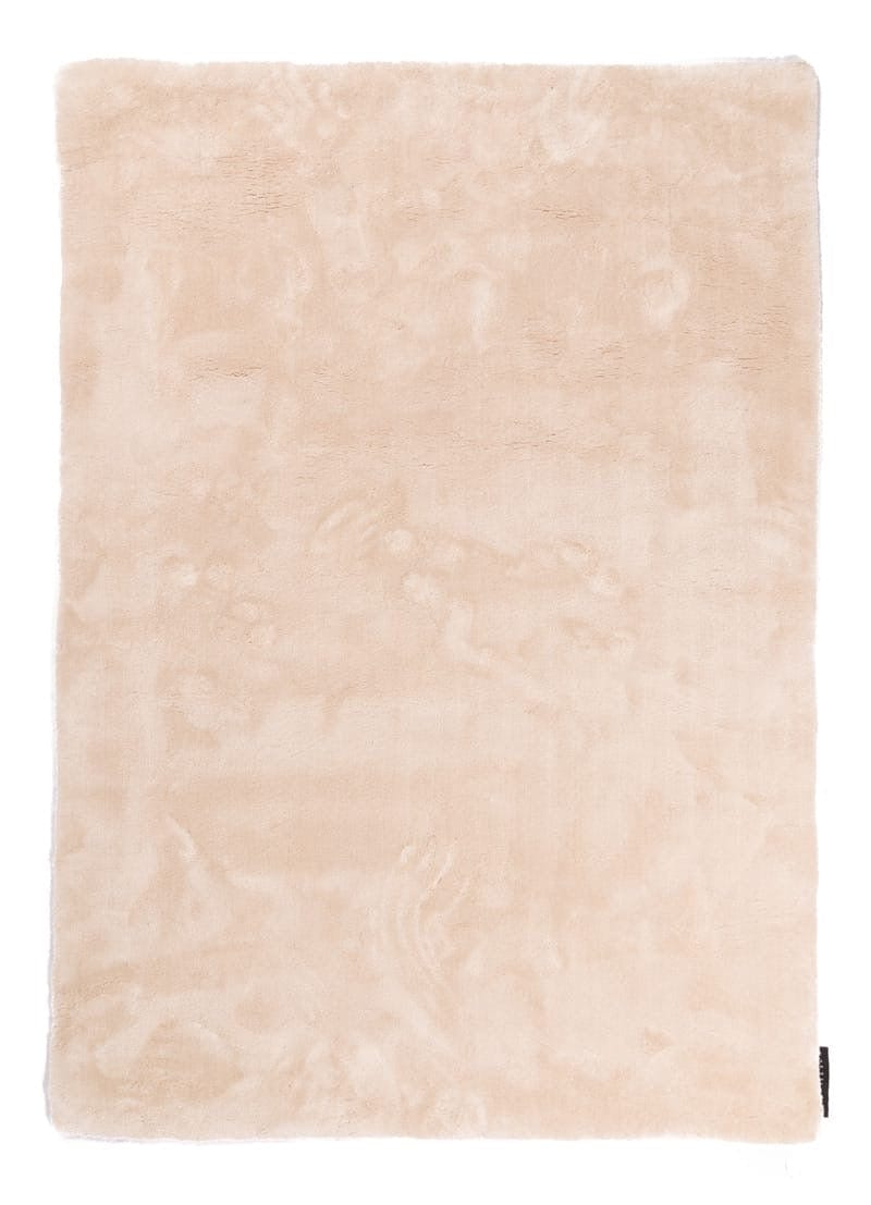 Mart Visser Teppich Velvet Touch 11 Ivory White, Draufsicht des Hochflor-Teppichs in der Farbe Ivory White - Karpi