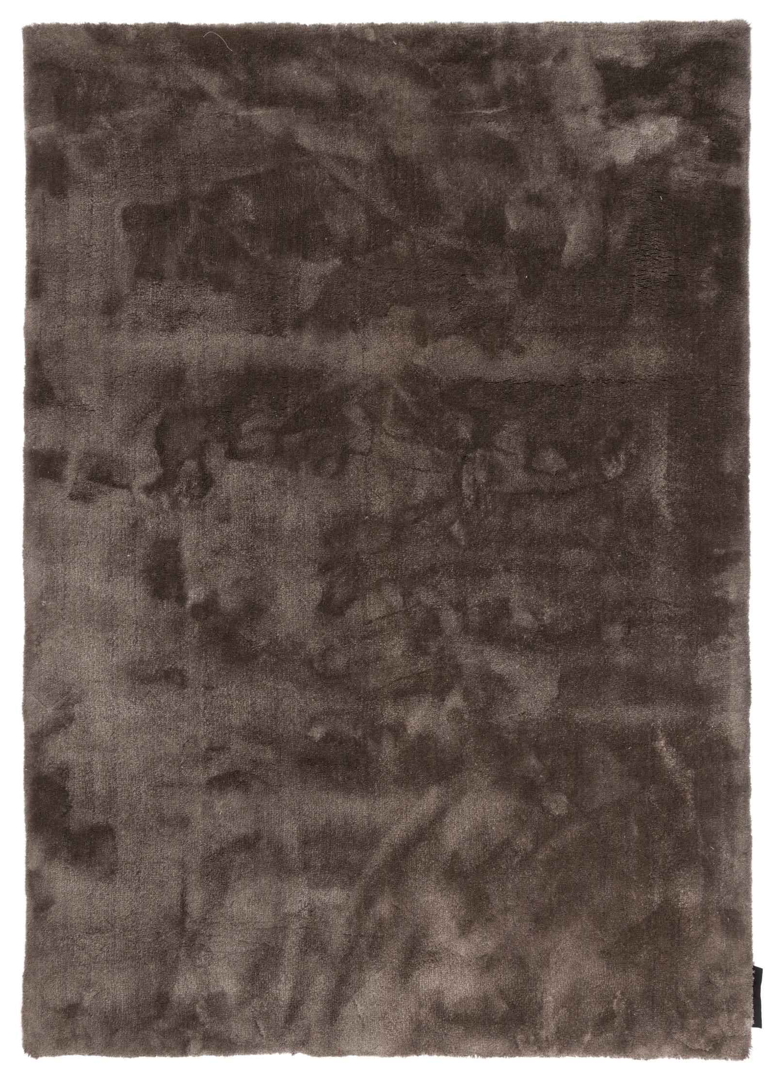Mart Visser rug Velvet Touch 23 Wolf Grey, top view of the high-pile rug in the Wolf Grey colourway - Karpi