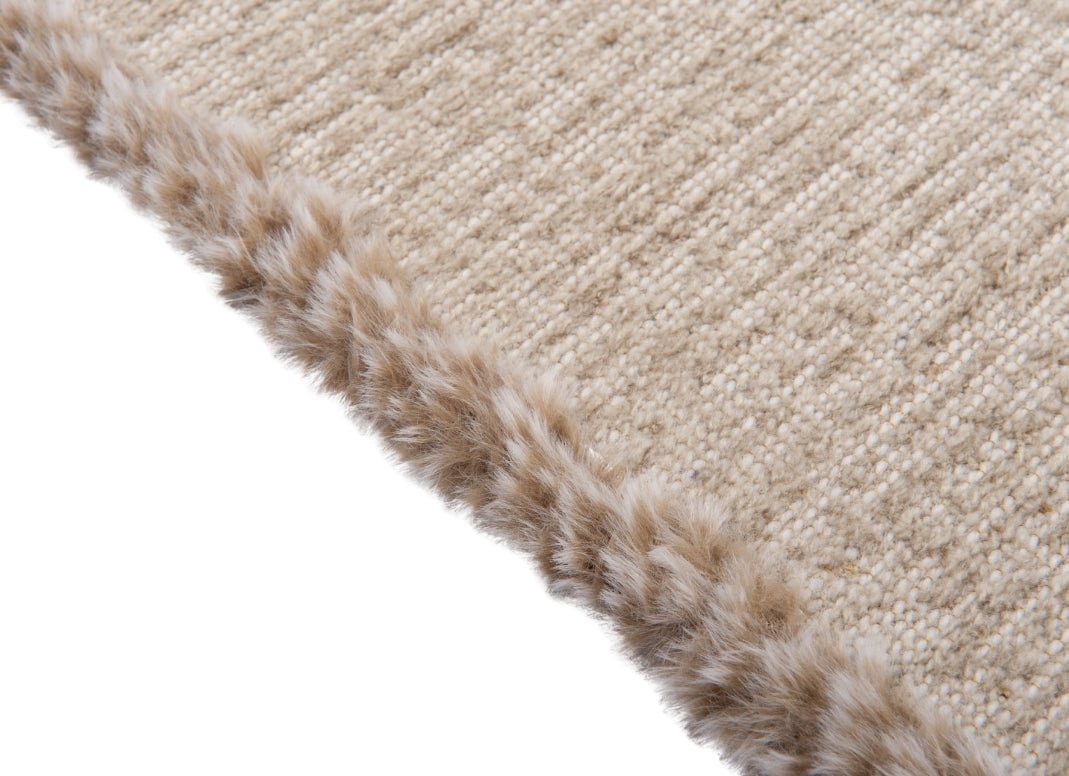 Riviera Maison Teppich Wooltouch 51 mit Fur-Einfassung, foto 3