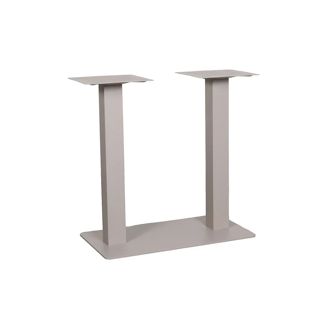 LABEL51 Esstisch Table Blend 72 cm, dubbel in Taupe metaal