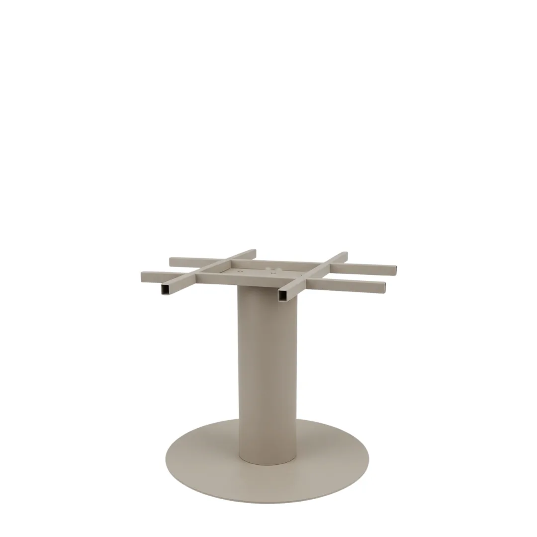 LABEL51 Esstisch Modular Match 72 cm, rond ES in Taupe metaal