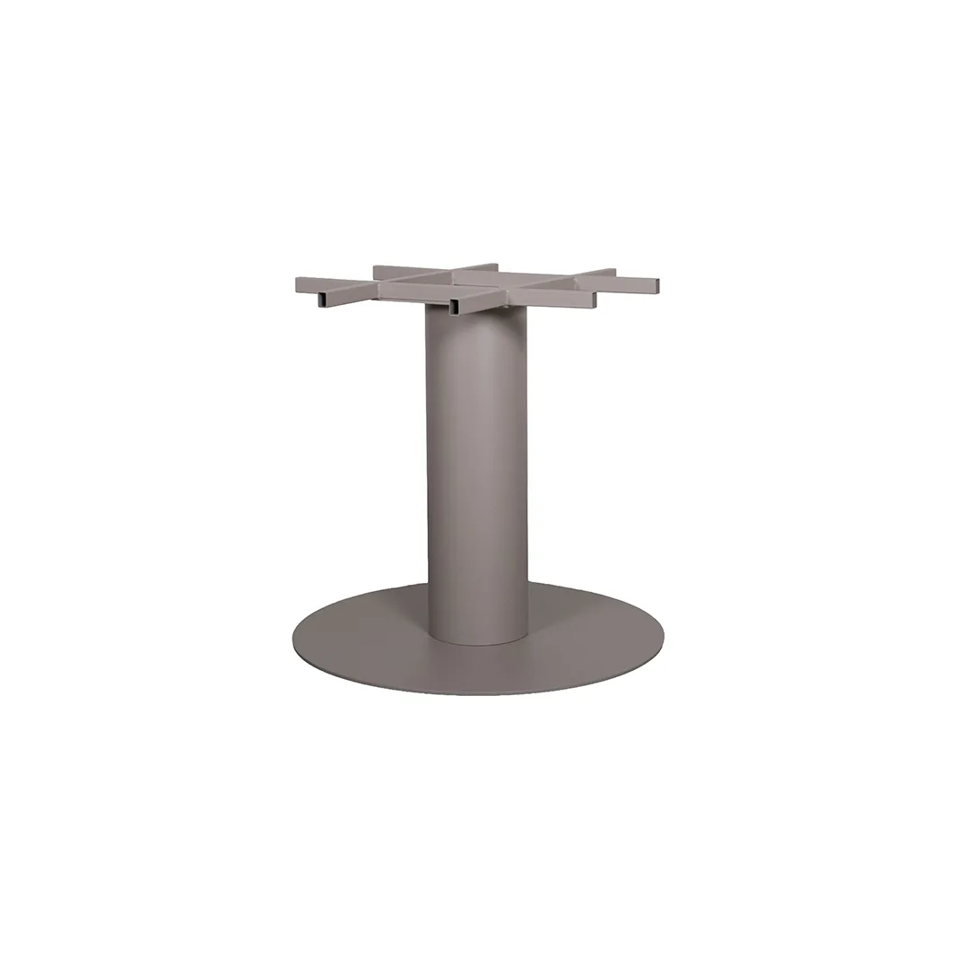 LABEL51 Esstisch Modular Match 72 cm, rond ES in Coral metaal - Taupe Metall