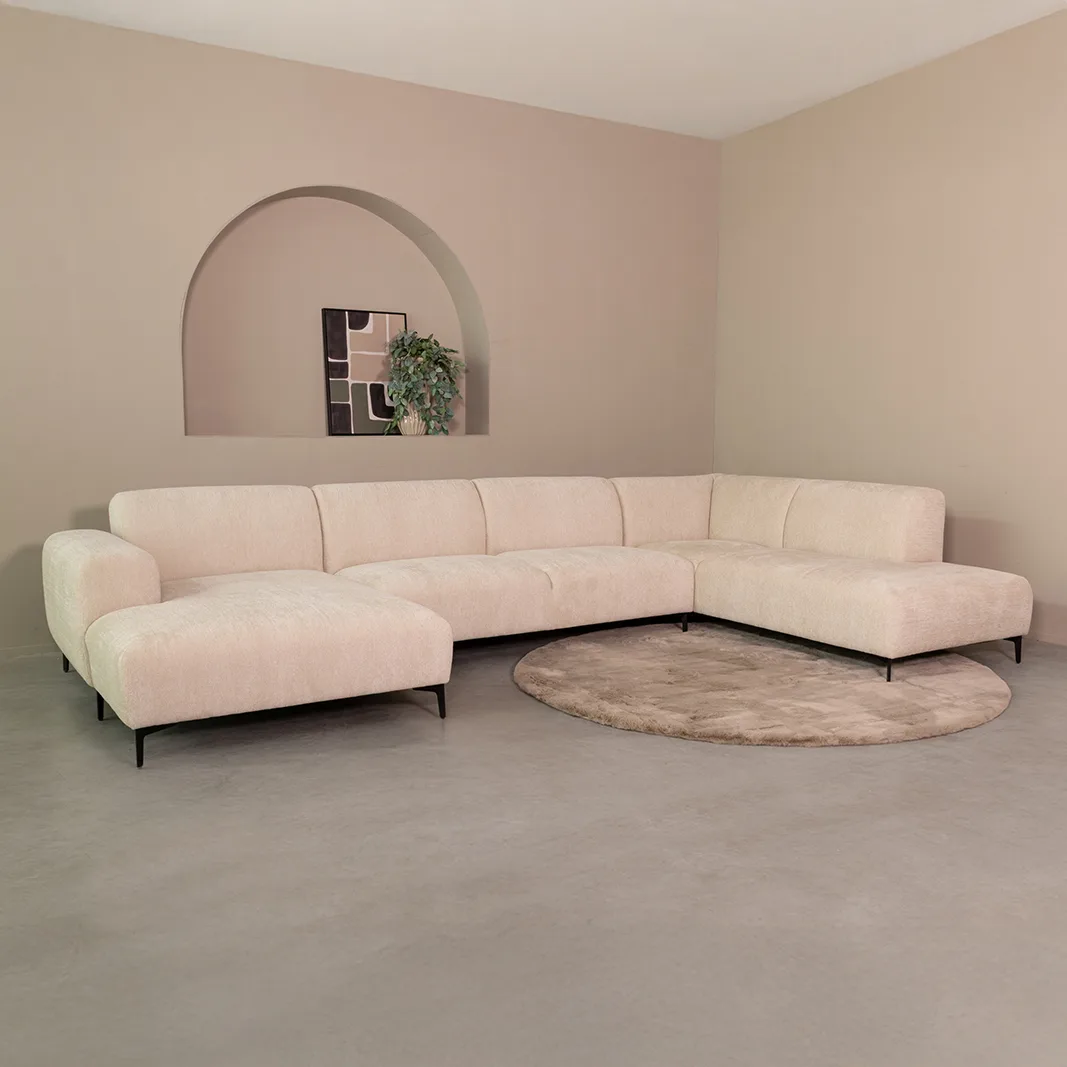 LABEL51 Sofa Merido in Raven Natural, Detail 1