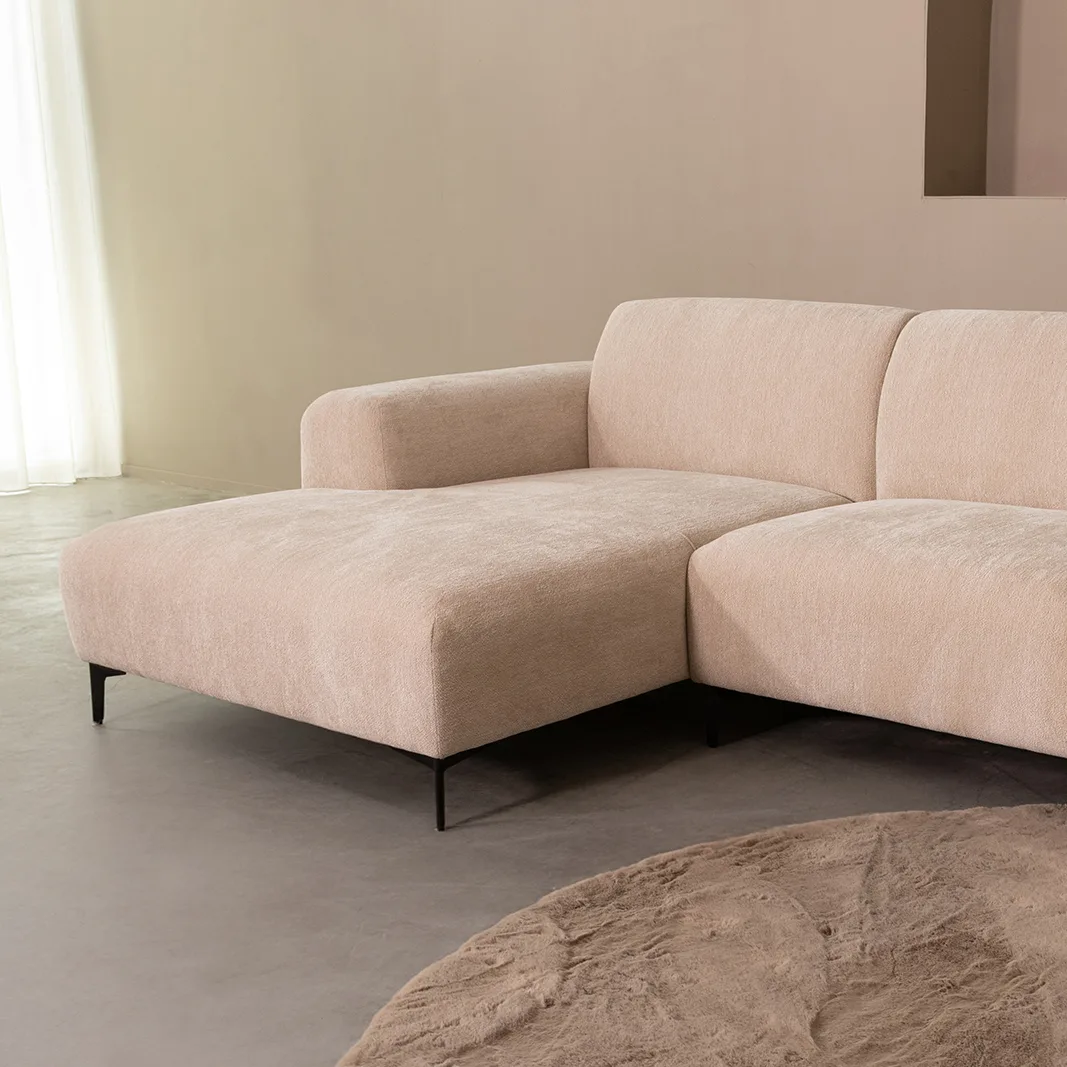 LABEL51 Sofa Merido in Raven Natural, Detail 2