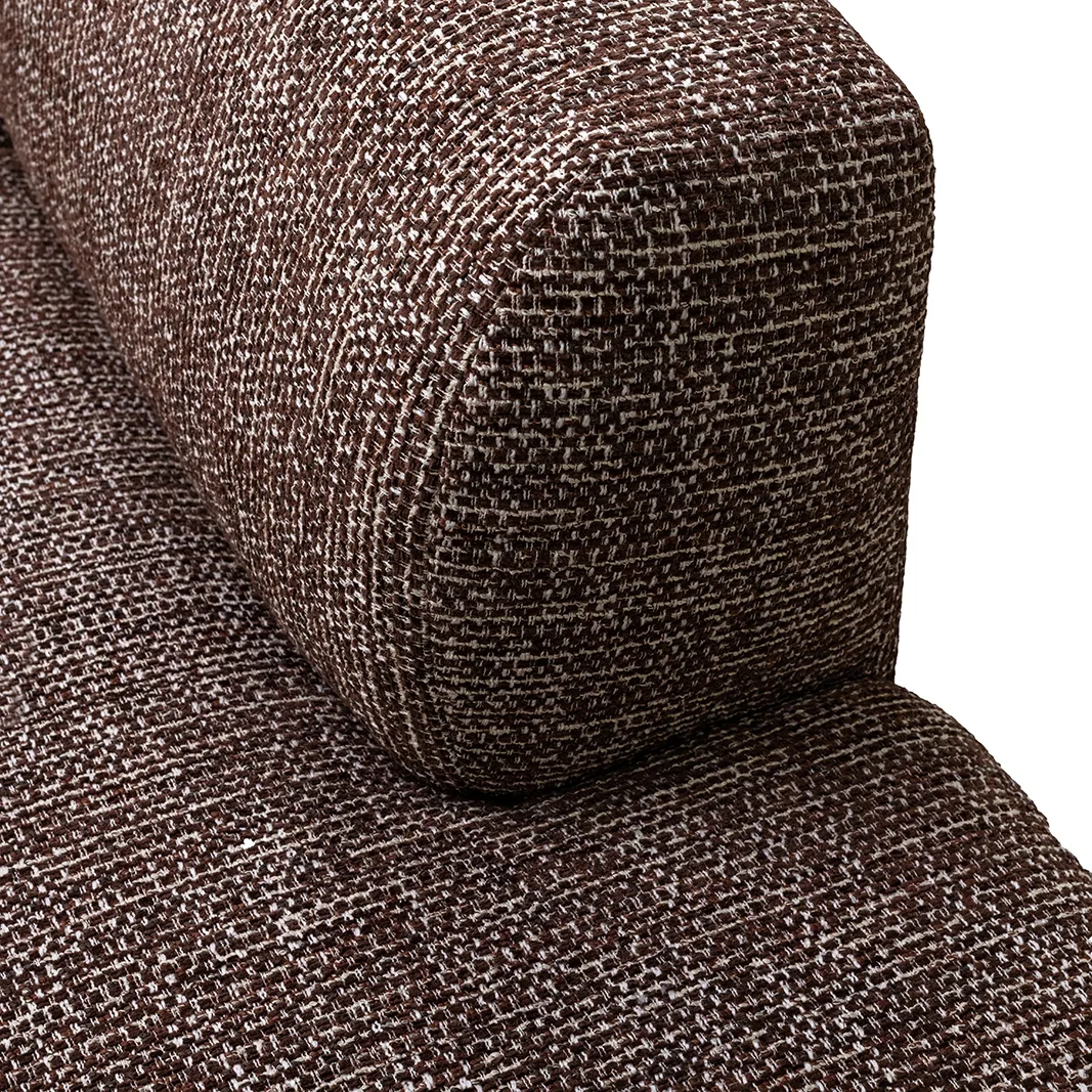 LABEL51 Ecksofa Verona rechts in Silencio Cherry Chocolate, Detail 5