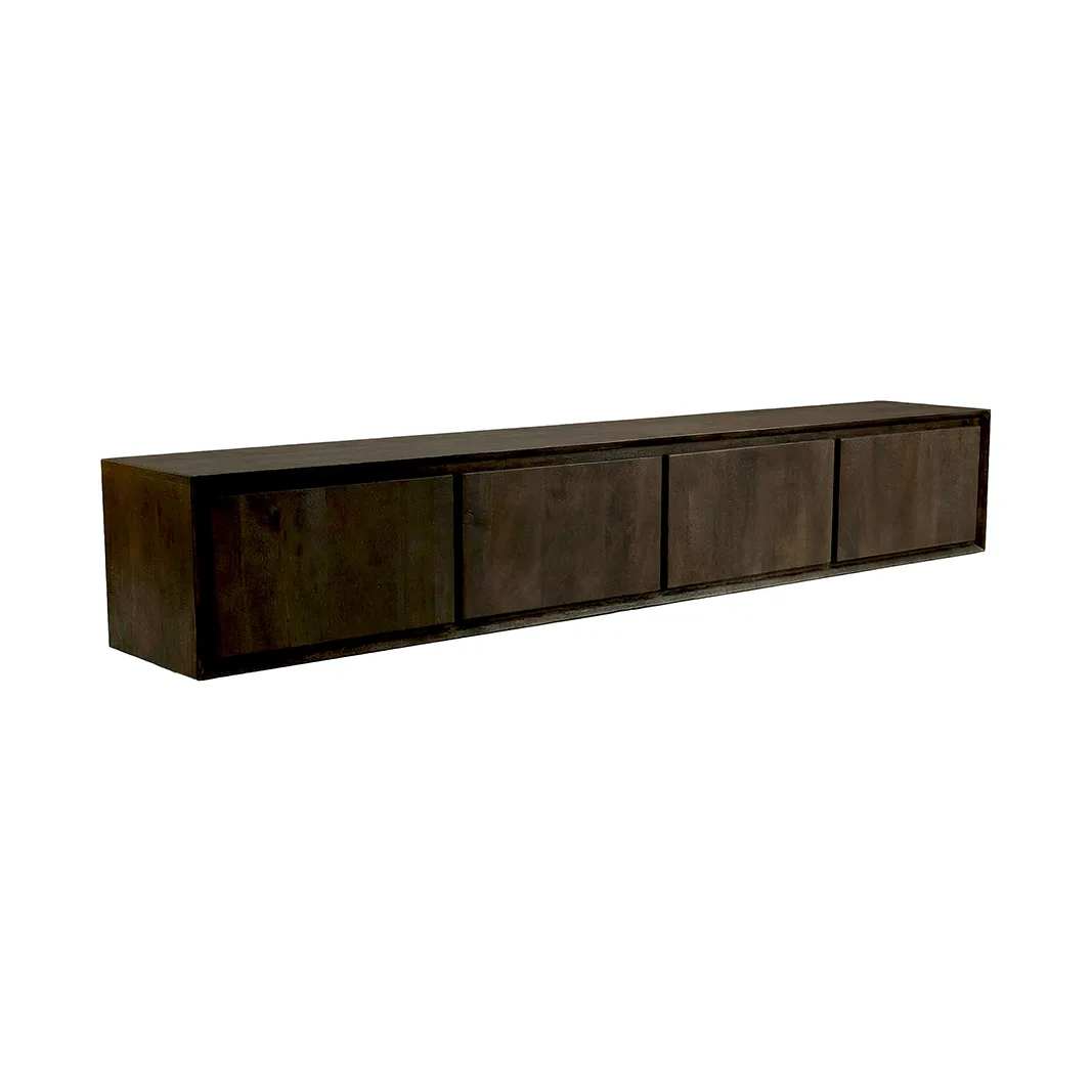 LABEL51 Tv-meubel Nori 220 cm in Espresso mangohout