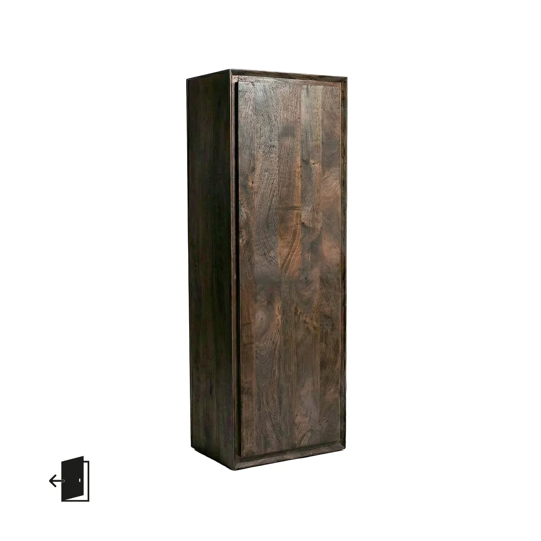 LABEL51 Schrank Nori 160 cm, links in Espresso mangohout