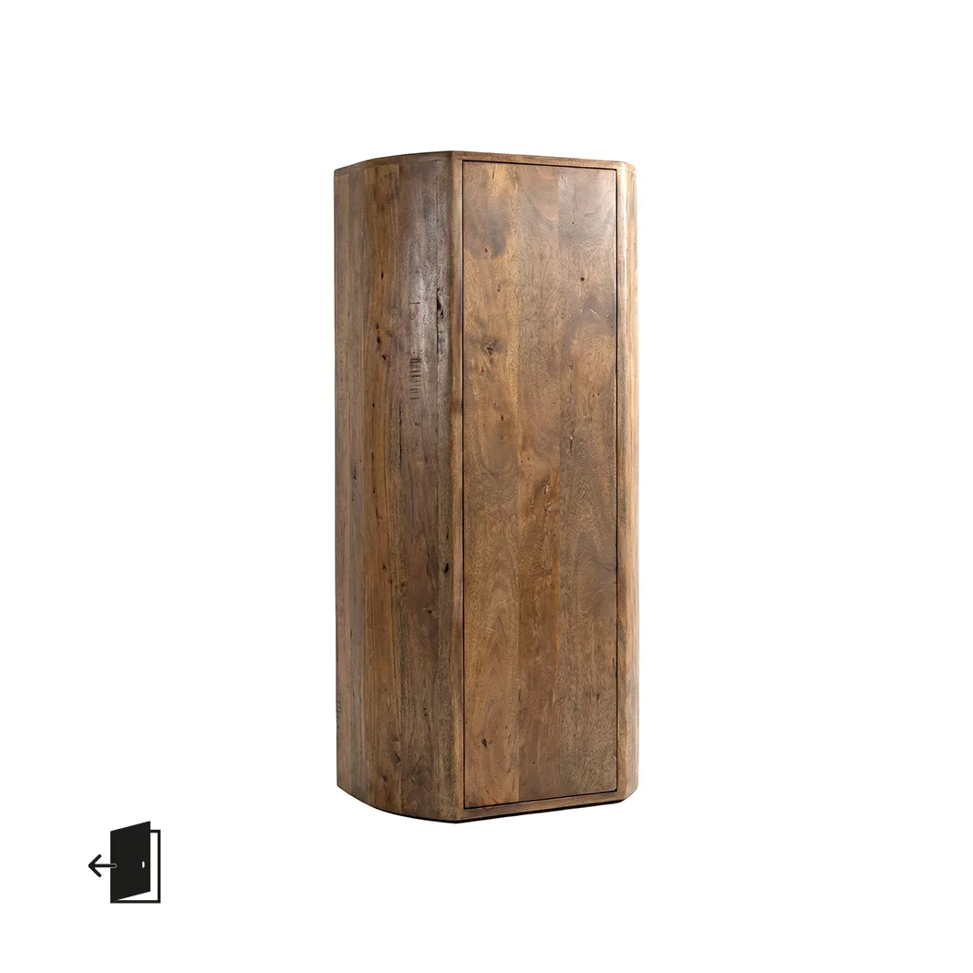 LABEL51 Schrank Saya 140 cm, links in Nature Smooth