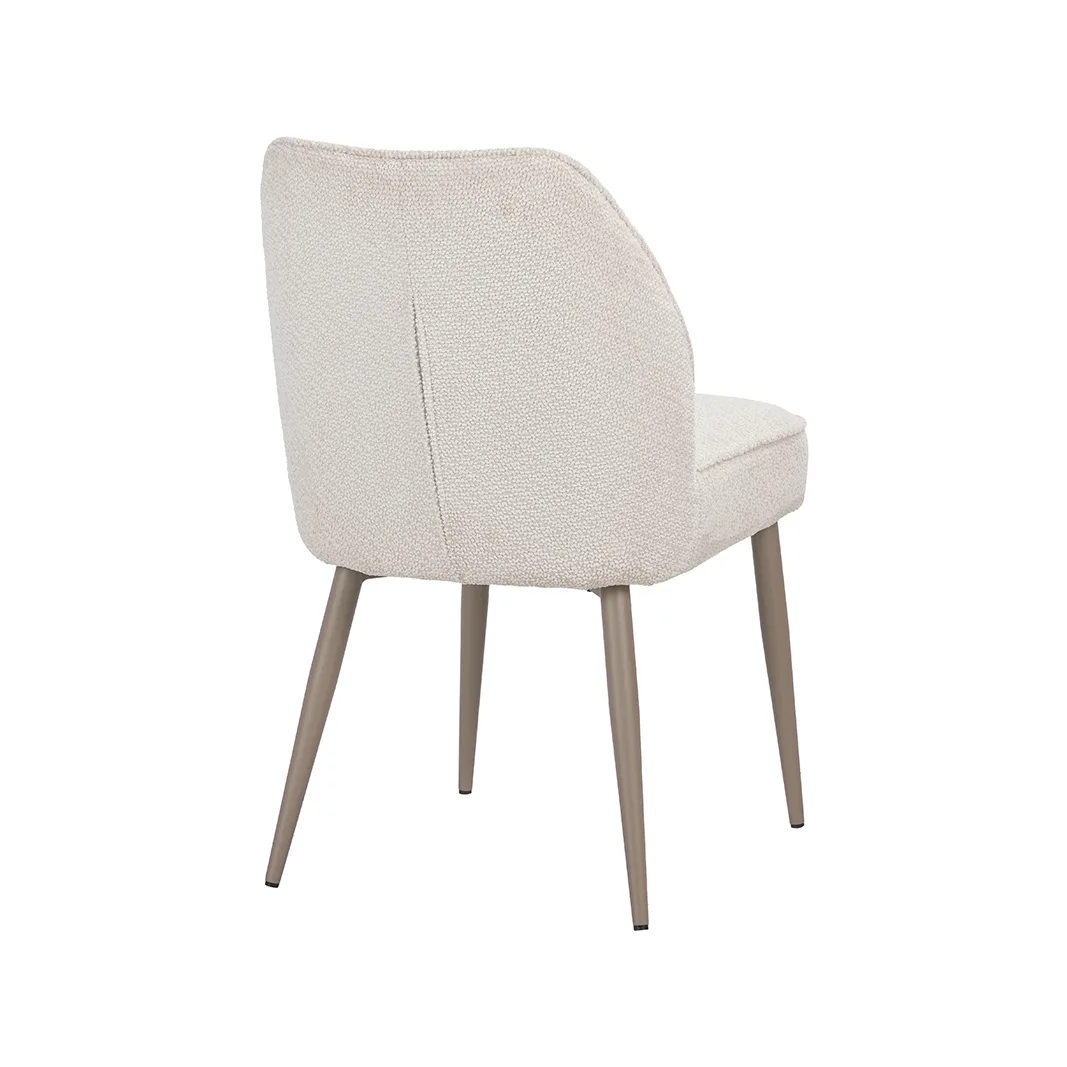 LABEL51 dining chair Liam taupe metal