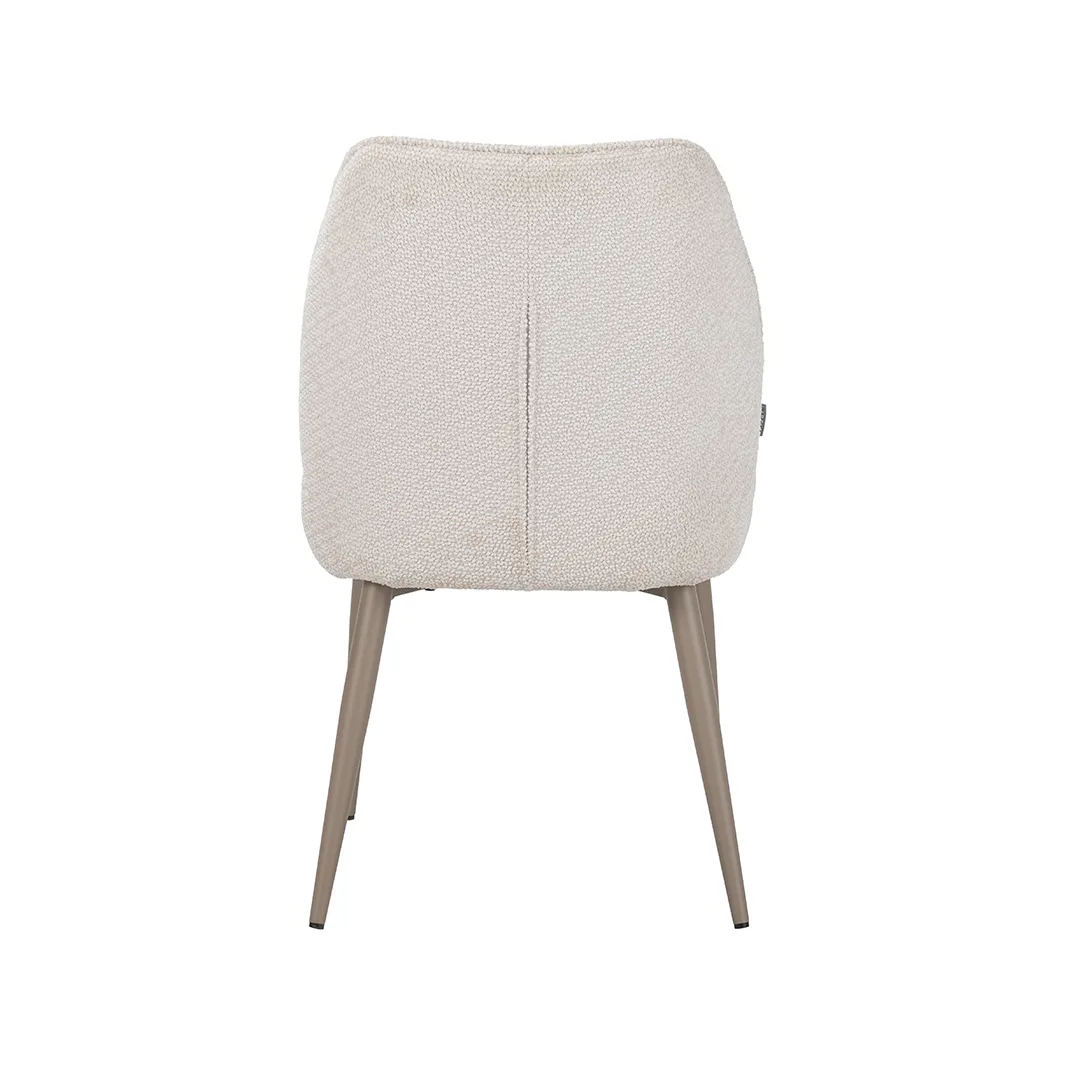 LABEL51 dining chair Liam taupe metal