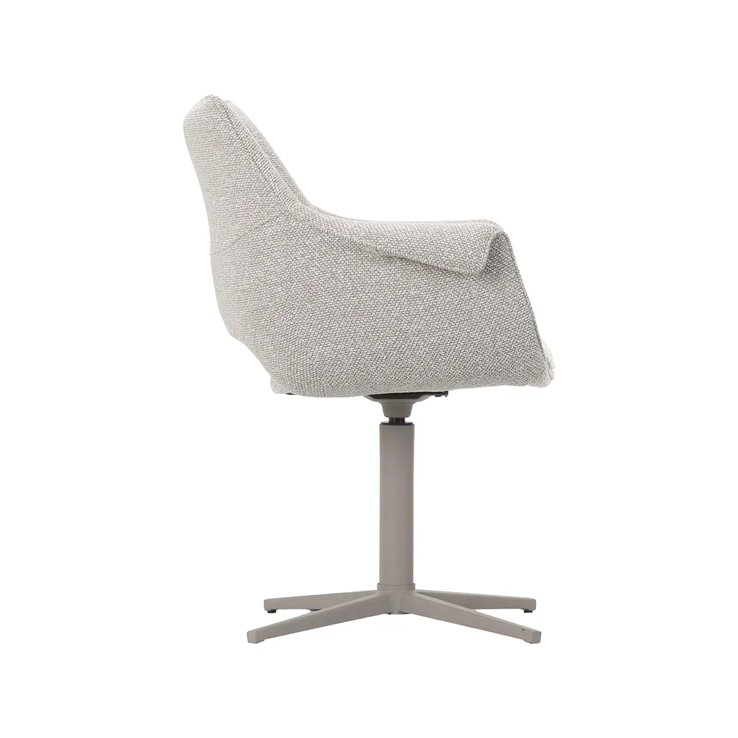 LABEL51 dining chair Nozomi taupe metal