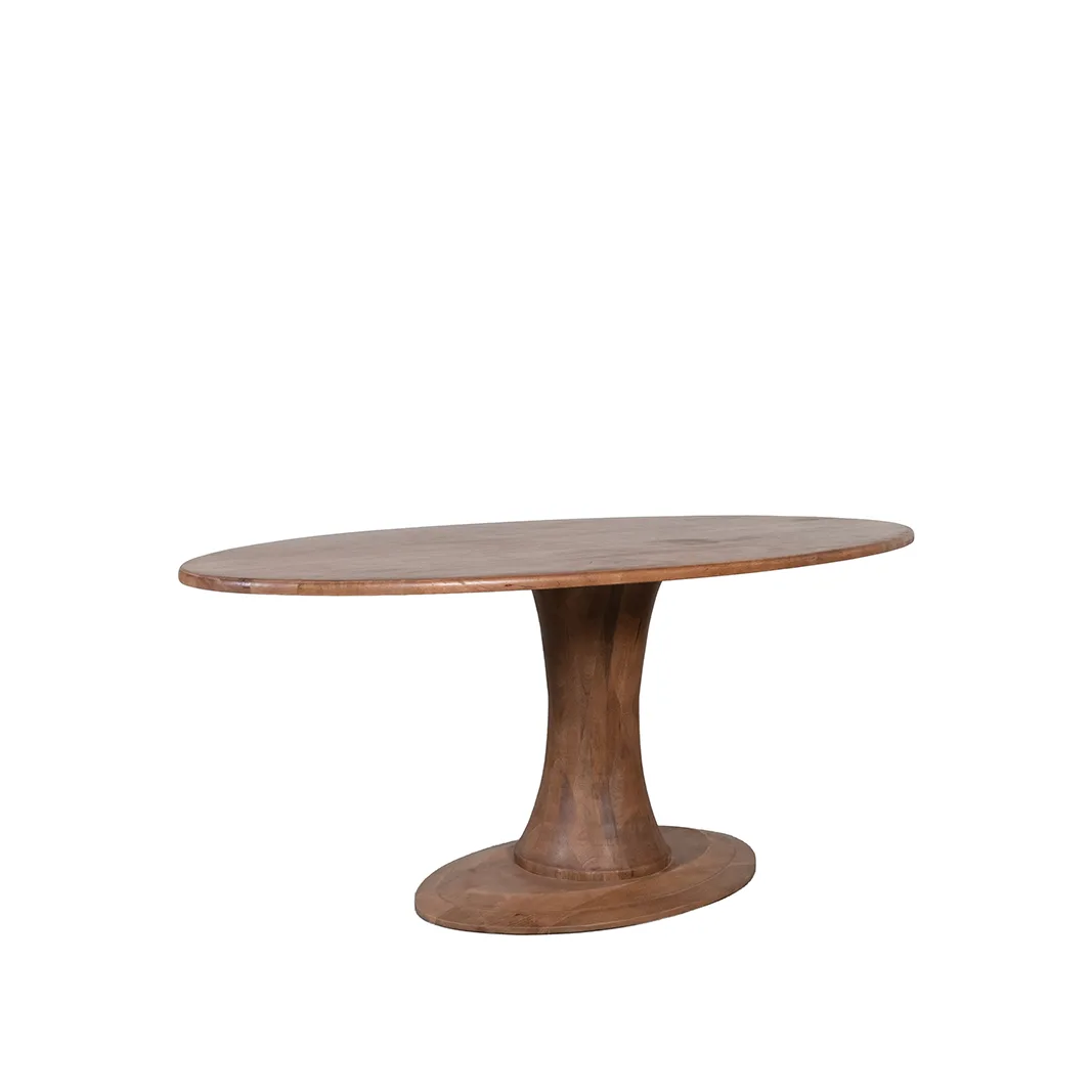 LABEL51 Esstisch Craft 200 cm, ovaal in Nature Smooth, Detail 2
