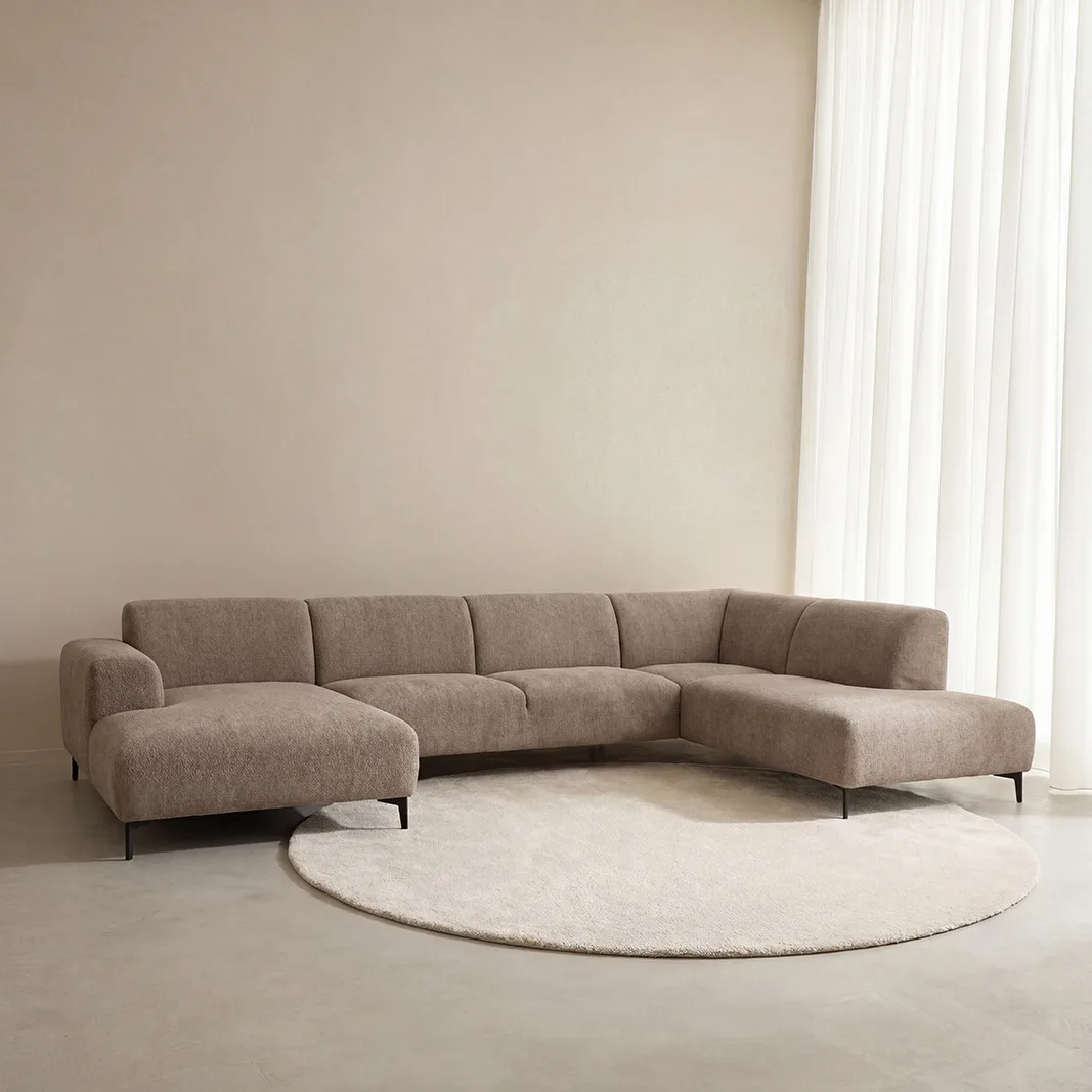 LABEL51 Sofa Merido in Raven Taupe