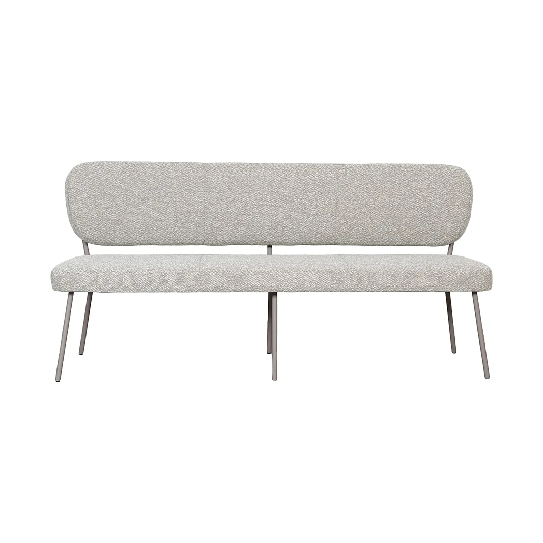 LABEL51 Essbank Singapore 220 cm in Royal Boucle Natural, Detail 1