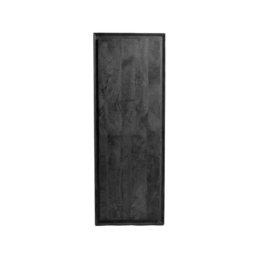 LABEL51 Schrank Nori 160 cm, rechts in Zwart mangohout, Detail 2