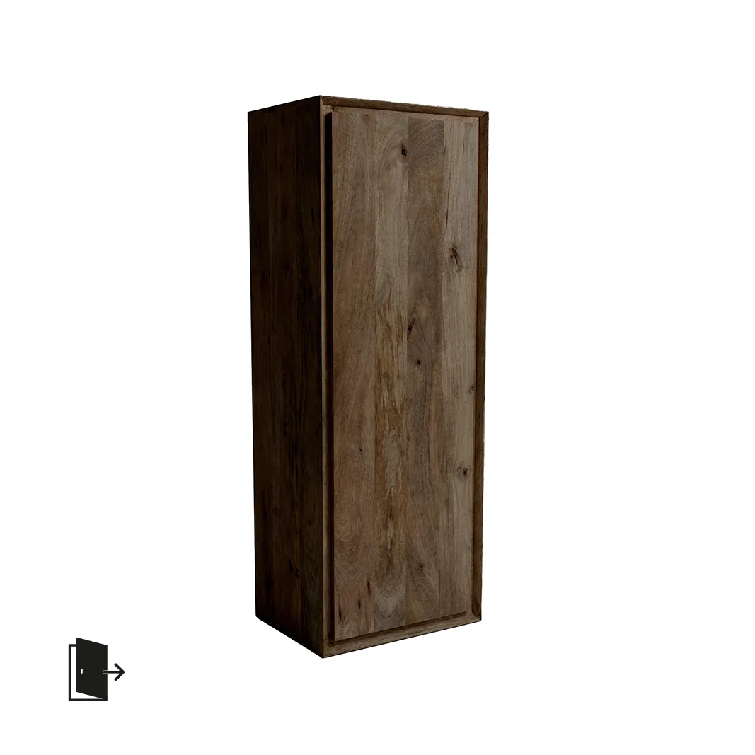 LABEL51 Schrank Nori 140 cm, rechts in Espresso mangohout