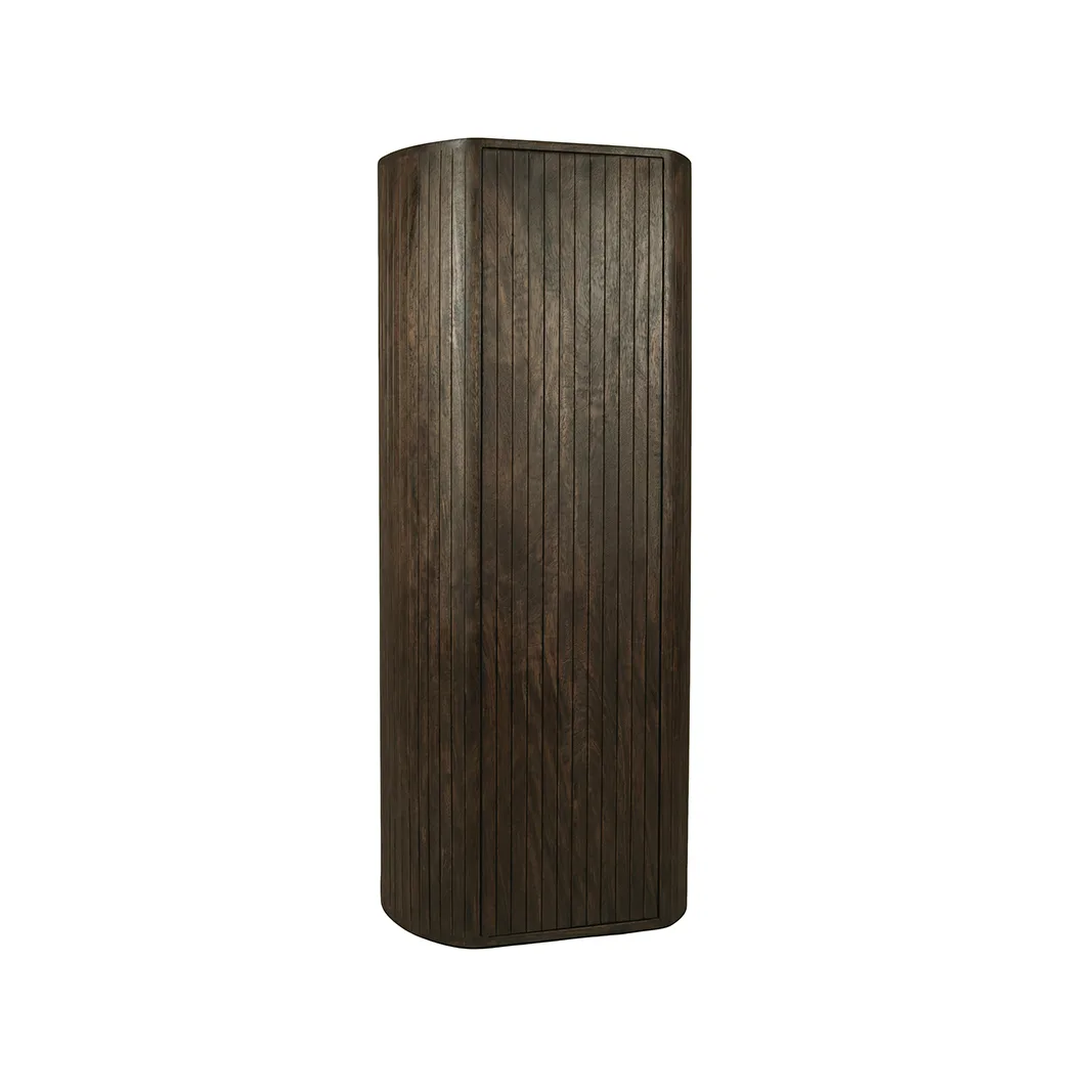 LABEL51 Schrank Miya 160 cm, rechts in Espresso mangohout, Detail 1