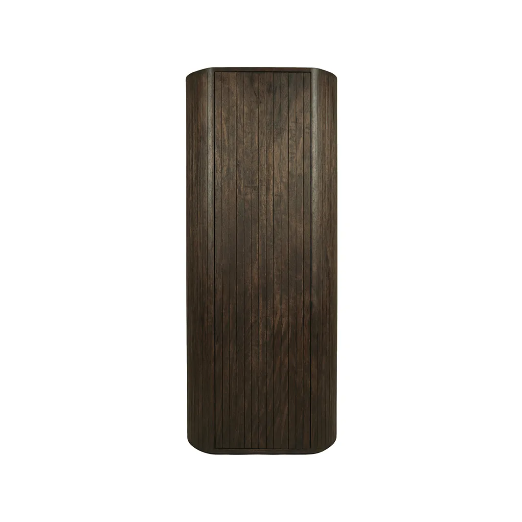 LABEL51 Schrank Miya 160 cm, rechts in Espresso mangohout, Detail 2
