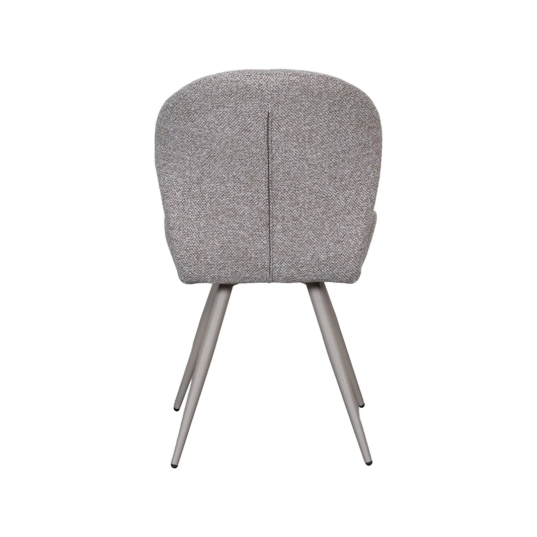 LABEL51 dining chair Sil taupe metal