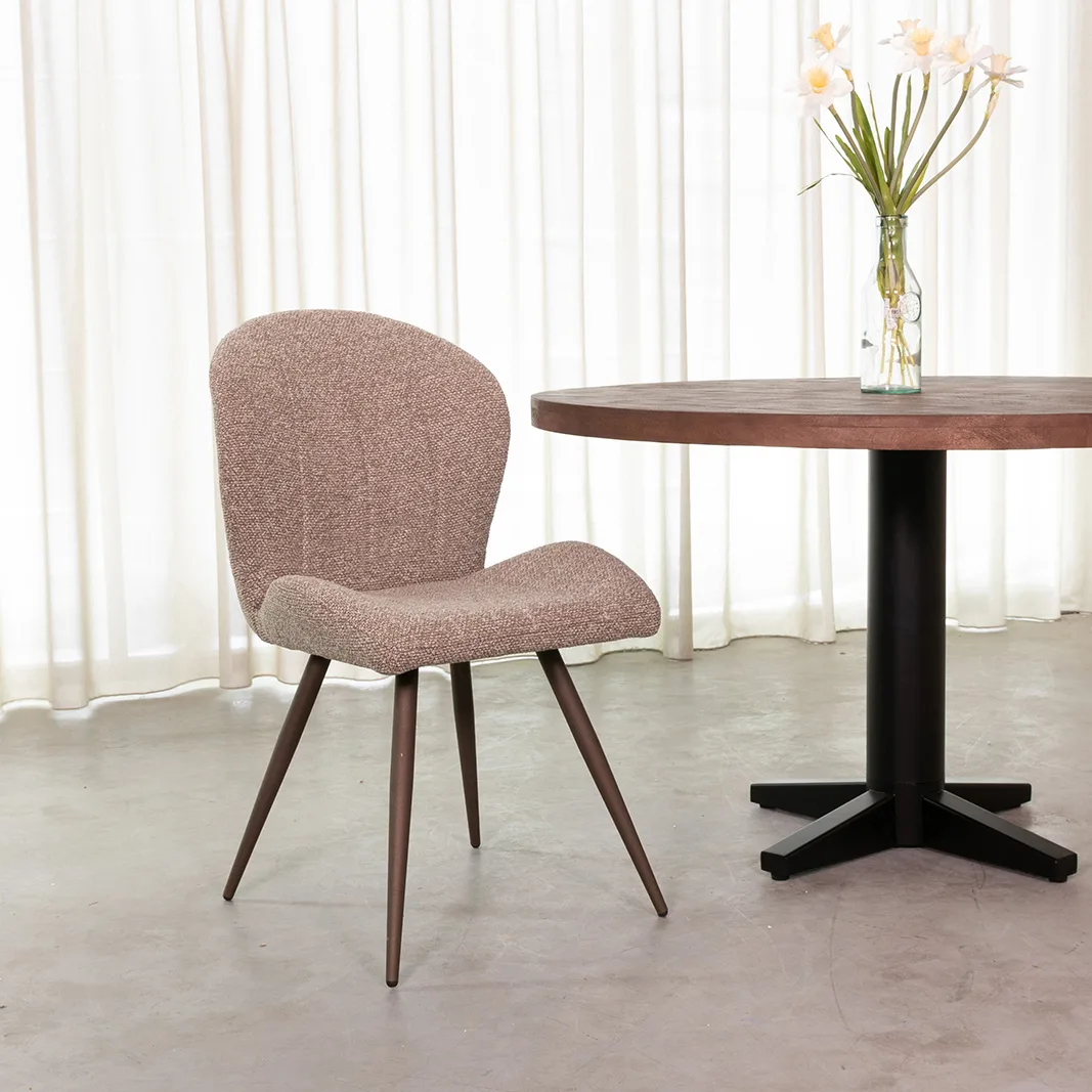 LABEL51 dining chair Sil bronze metal