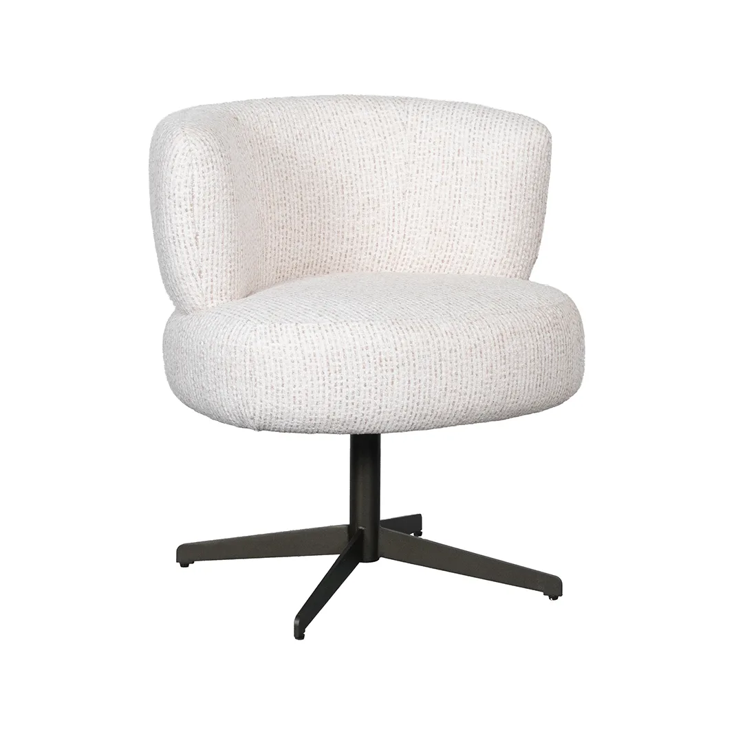 LABEL51 dining chair Grasse bronze metal (Silencio, Natural)